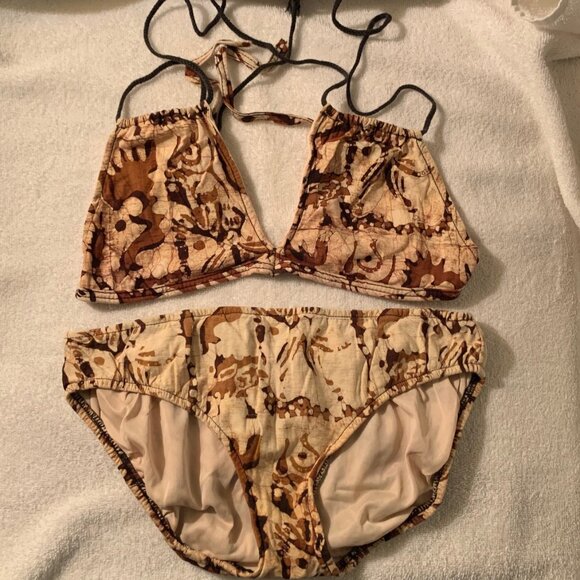 2 X *HP* Vintage 80s Batique bikini - Picture 8 of 8